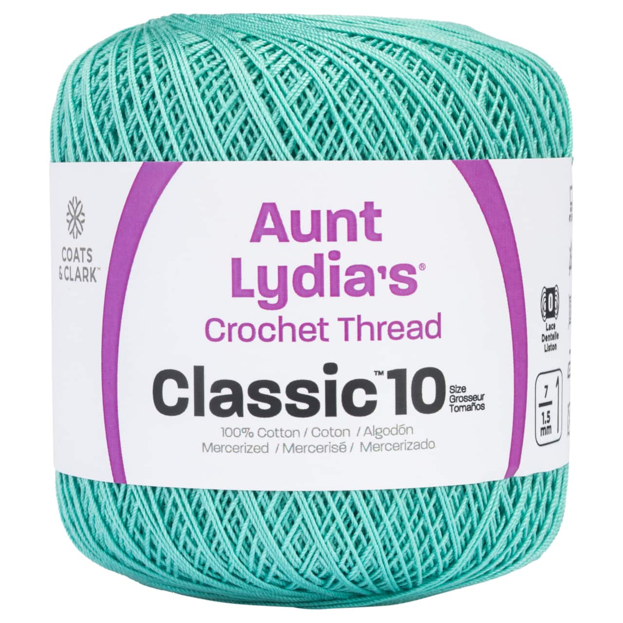 15 Pack: Aunt Lydia's® Classic Cotton Crochet Thread